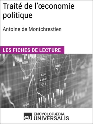 cover image of Traité de l'œconomie politique d'Antoine de Montchrestien